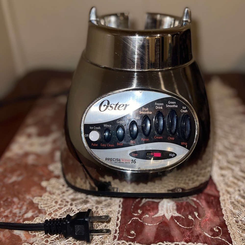 Oster Chrome Blender Base with Control Panel